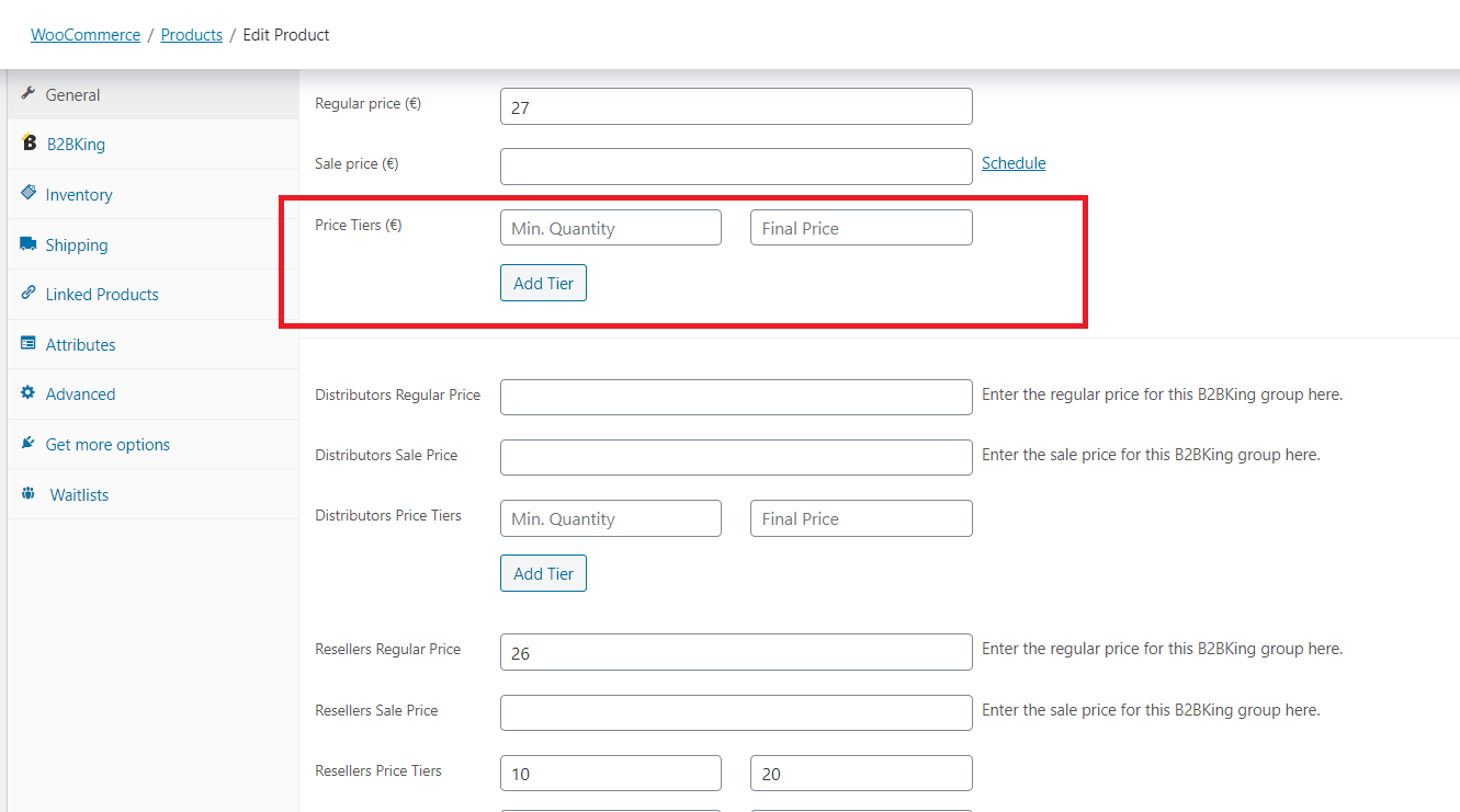 Tiered Pricing & Tiered Pricing Table - B2BKing