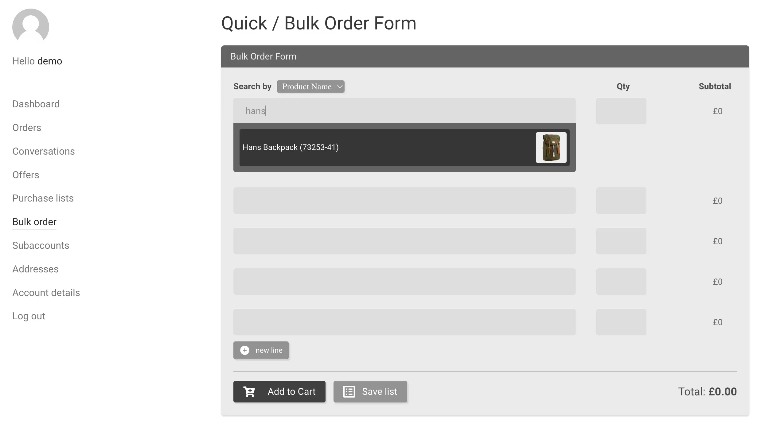 B2B:Wholesale Bulk Order Form - Wholesale Shopify app B2B:Wholesales. Bulk  Order Form